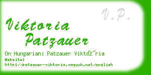 viktoria patzauer business card